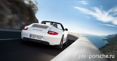 : фото Porsche 911 Carrera GTS Cabriolet сзади