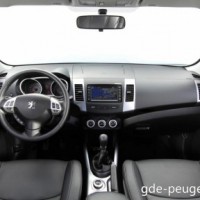 : Peugeot 4007 руль, передняя панель