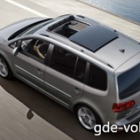 : Volkswagen Touran сверху