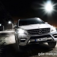 : Mercedes M-сlass спереди