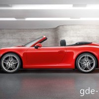 : Porsche 911 Carrera Cabriolet сбоку