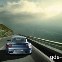 : Porsche 911 Turbo S сзади