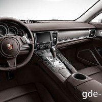 : Porsche Panamera передняя панель, руль