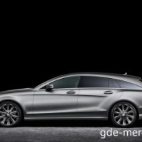 : Mercedes CLS Shooting Brake вид сбоку