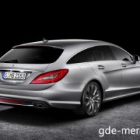 : Mercedes CLS Shooting Brake сзади