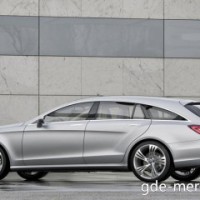 : Mercedes CLS Shooting Brake сбоку