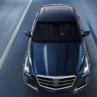 Cadillac CTS sedan 2014: сверху спереди