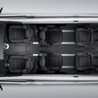 Mercedes V-klass: сверху салон