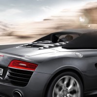 Audi R8 Spyder: крыша открылась